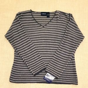 Liz Claiborne Liz Sport Open Knit Top